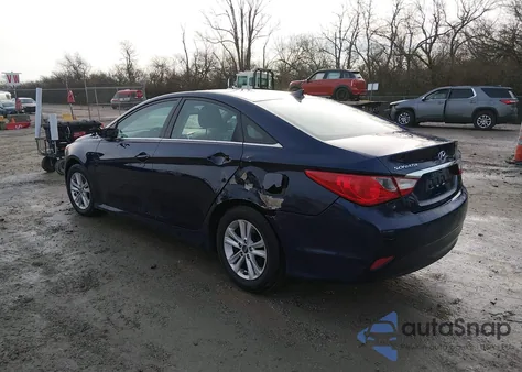 2014 Hyundai Sonata Gls z USA, uszkodzony, nr VIN 5NPEB4AC7EH925854